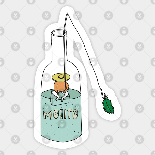 Mojito Sticker by drFreehair